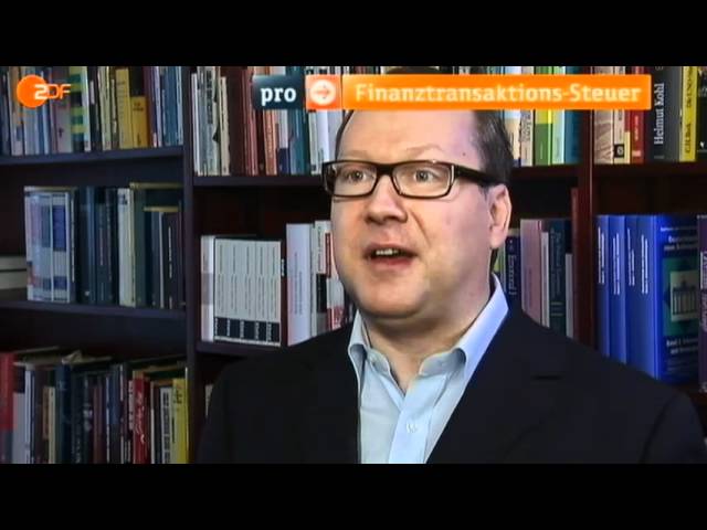 ZDF heute journal - Pro & Contra Finanztransaktionssteuer vom 31.01.2012